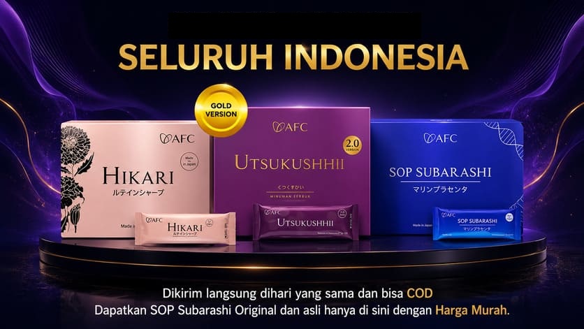 Pengiriman produk AFC ke seluruh Indonesia