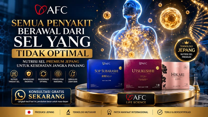 Semua penyakit berawal dari sel yang tidak optimal